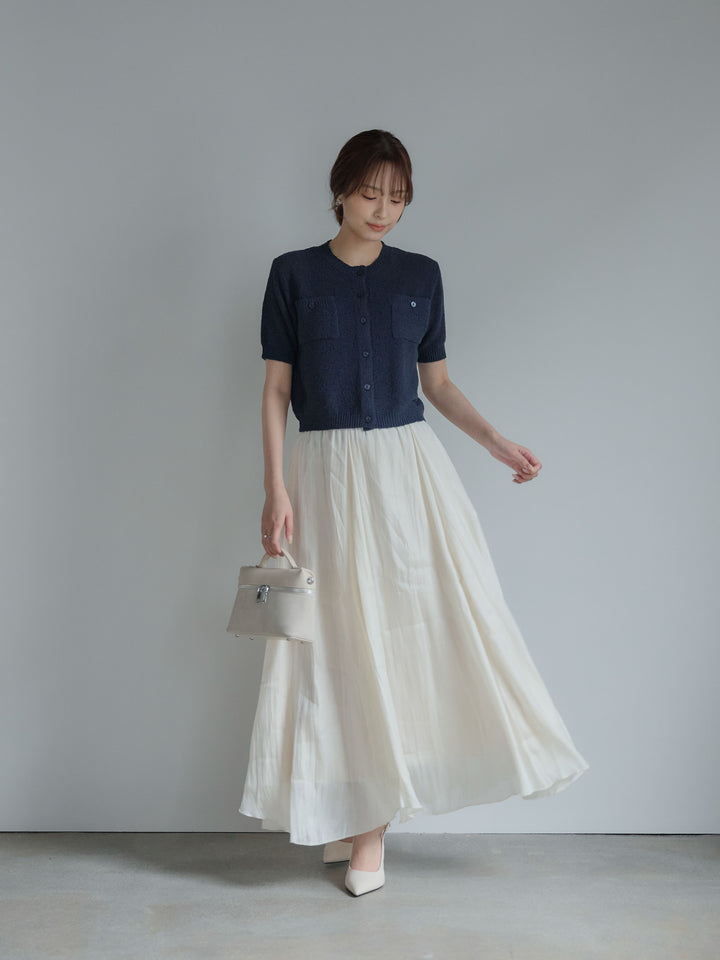 グロッシーフレアスカート