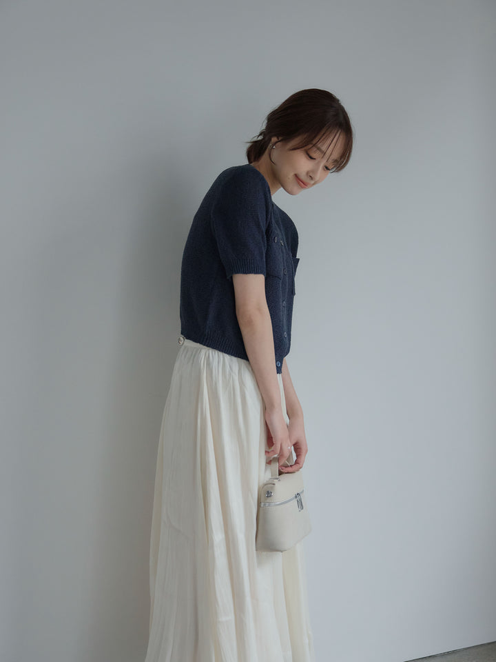 グロッシーフレアスカート