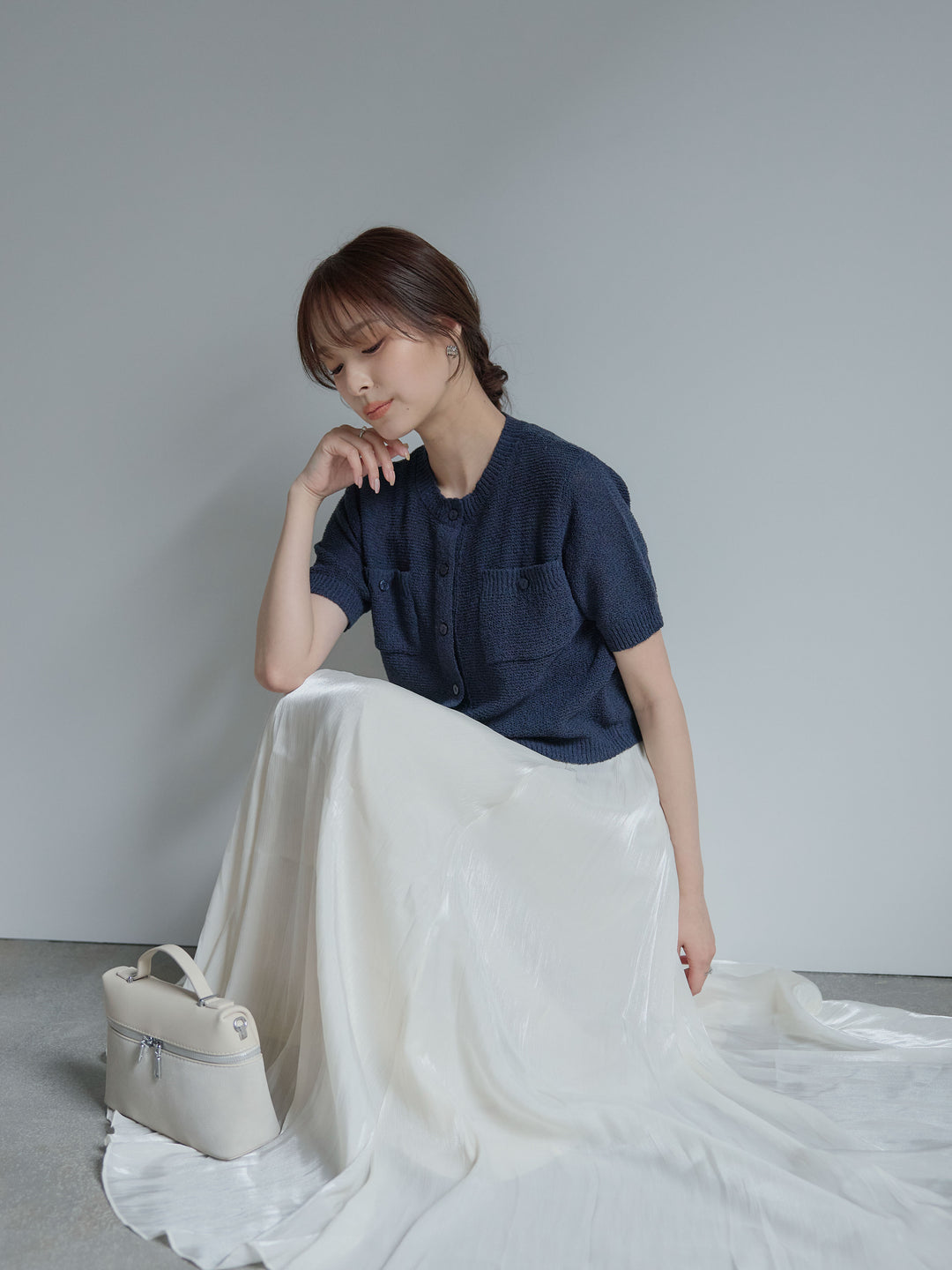 グロッシーフレアスカート