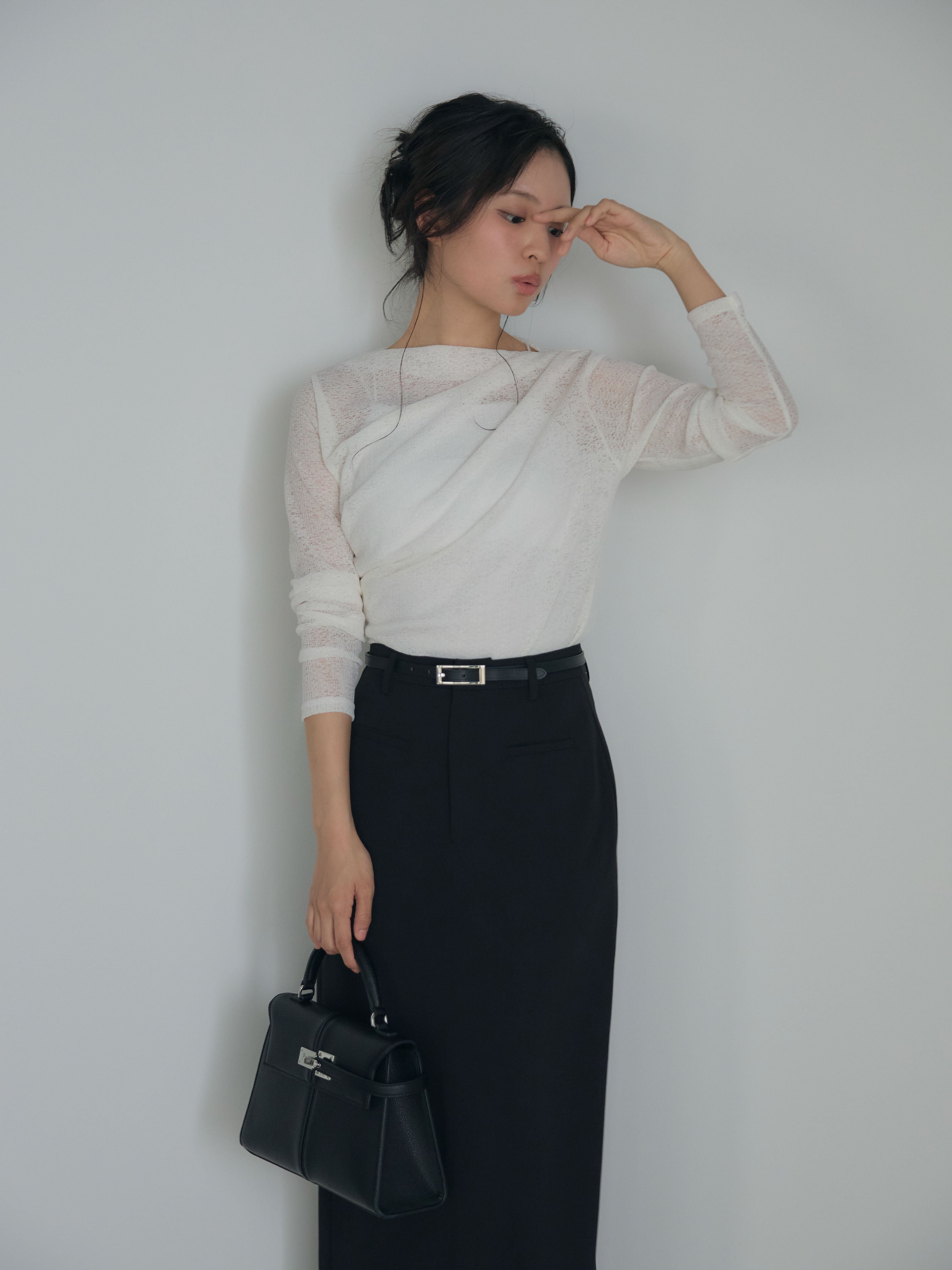 カットレースドレープトップス – nairo