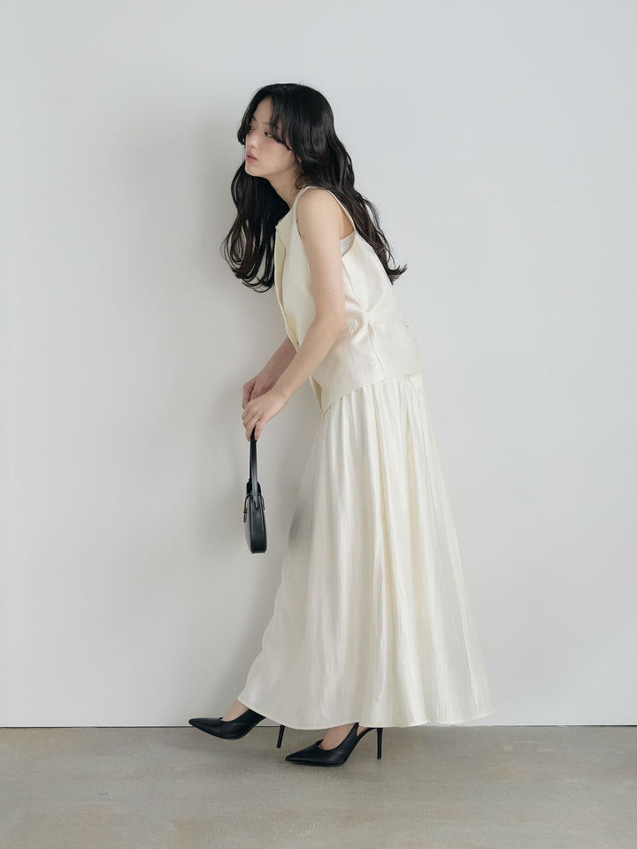 グロッシーベスト&フレアスカートSET UP