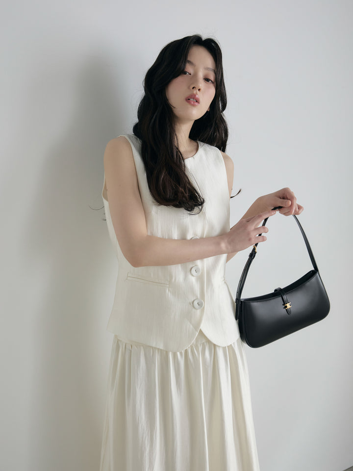 グロッシーベスト&フレアスカートSET UP