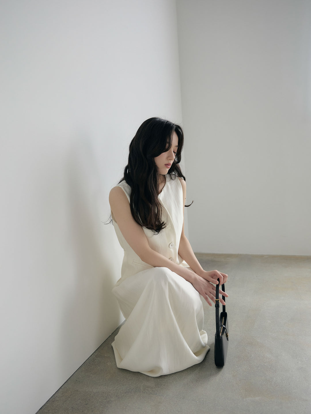 グロッシーベスト&フレアスカートSET UP