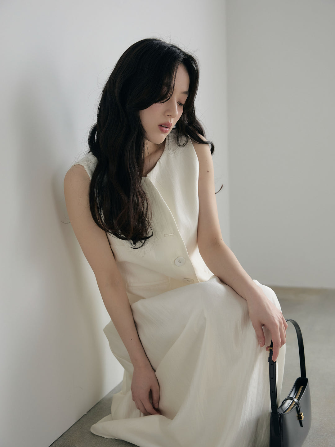 グロッシーベスト&フレアスカートSET UP