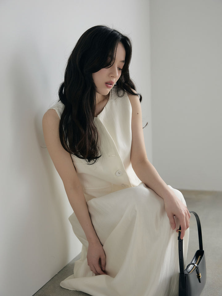 グロッシーベスト&フレアスカートSET UP