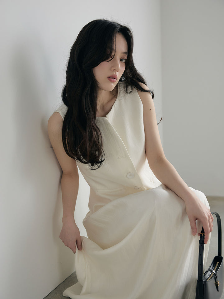 グロッシーベスト&フレアスカートSET UP