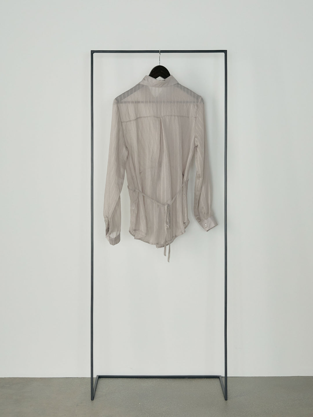 フロントツイストストライプシャツ&スカートSET UP