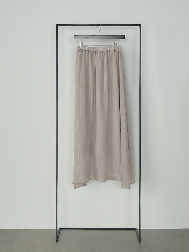 フロントツイストストライプシャツ&スカートSET UP