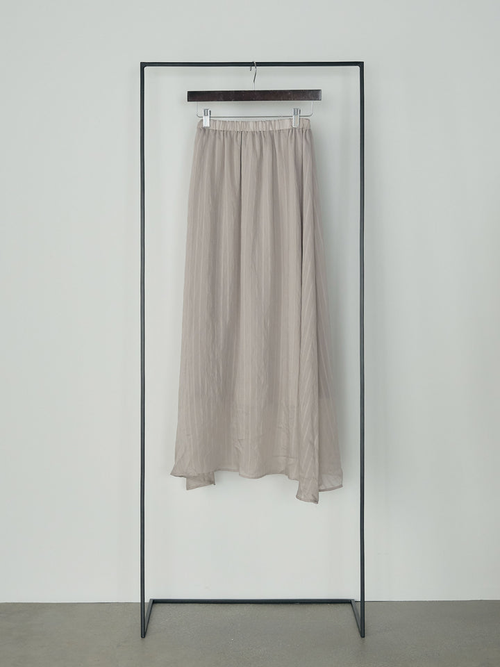 フロントツイストストライプシャツ&スカートSET UP