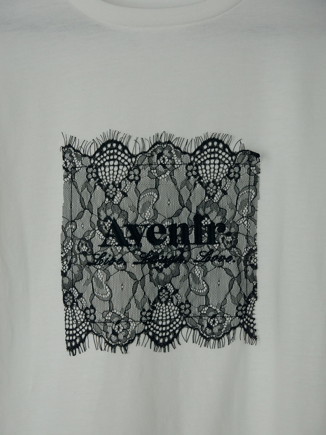 【cool touch】レースロゴ刺繍Tシャツ