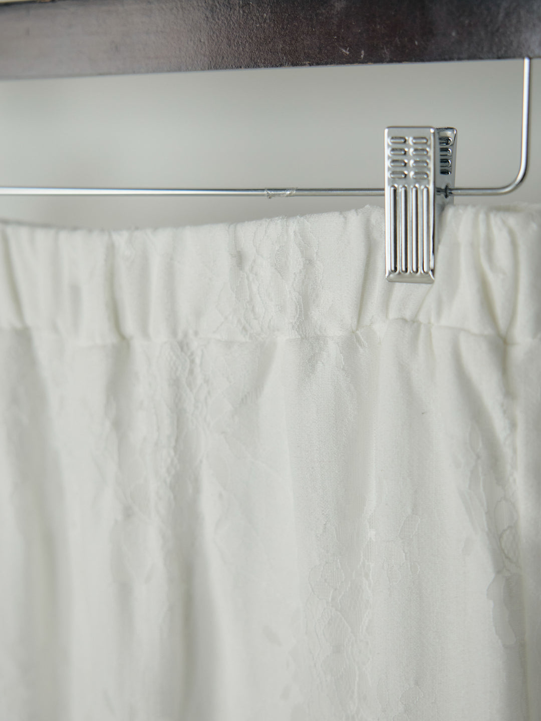 【Essential】Lace soft flare pants