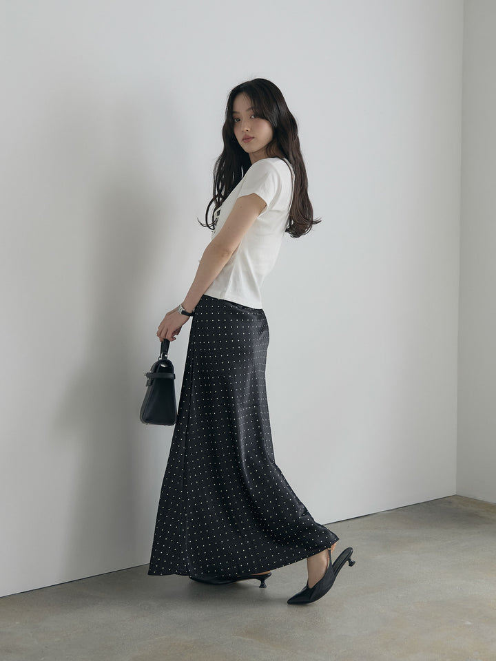 レーストリムフロントリボンカットソー