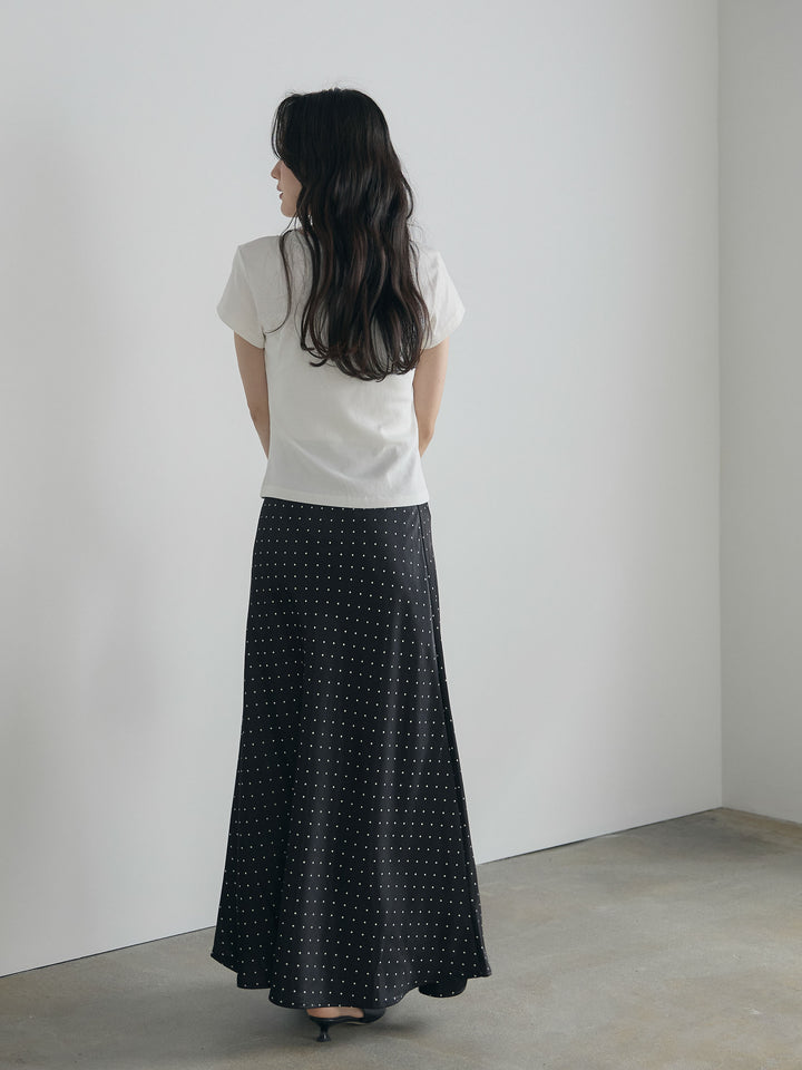 レーストリムフロントリボンカットソー