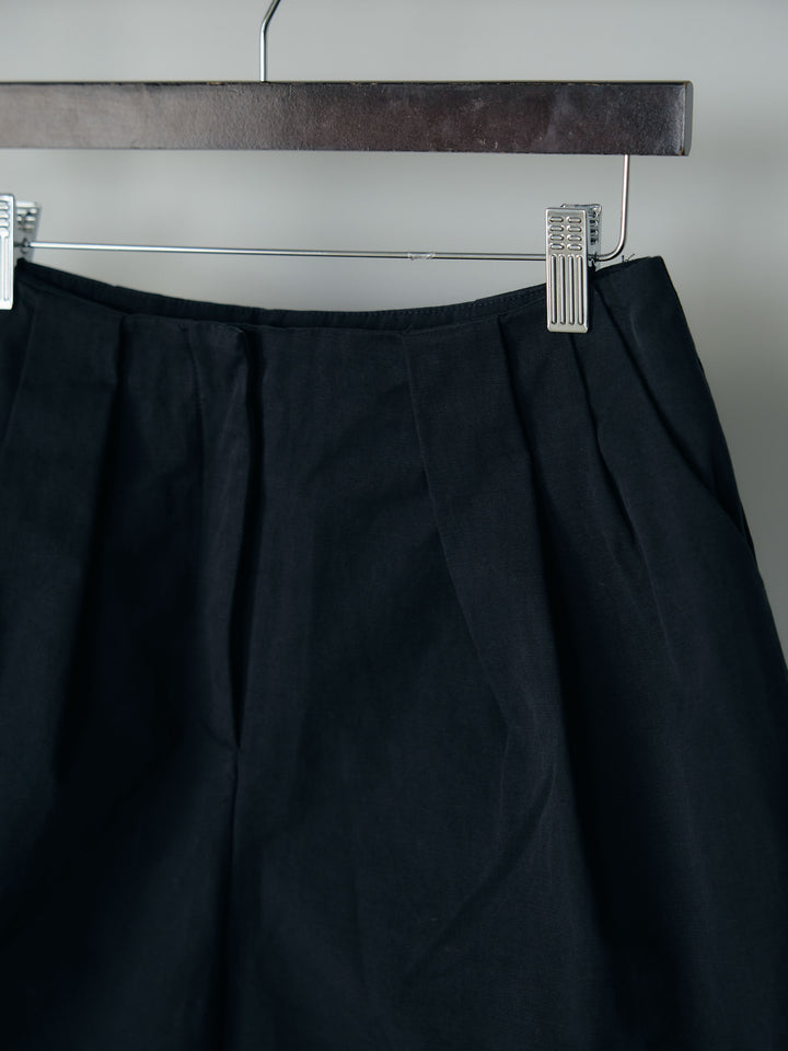 ベルトループコットンハーフパンツ(ベルト付き)