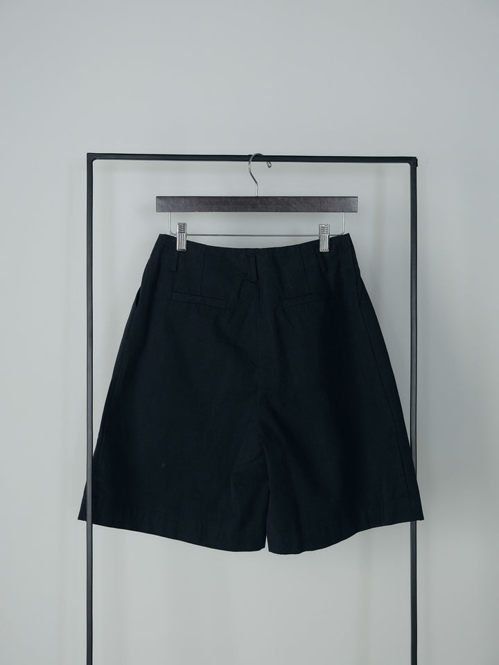 ベルトループコットンハーフパンツ(ベルト付き)