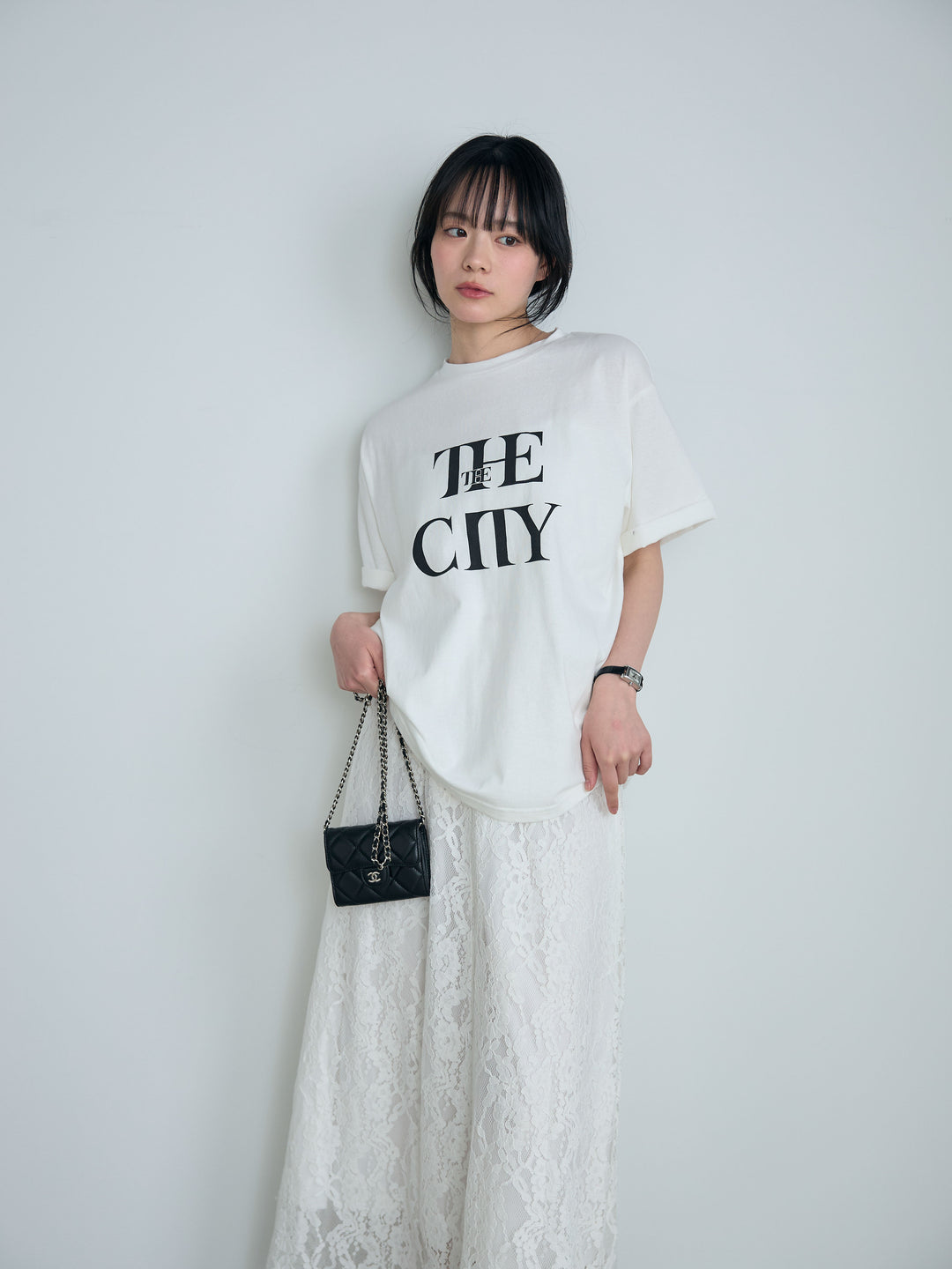 【SET】【cool touch】ロゴプリントコットンTシャツ+【cool touch】ロゴプリントコットンTシャツ(2set)