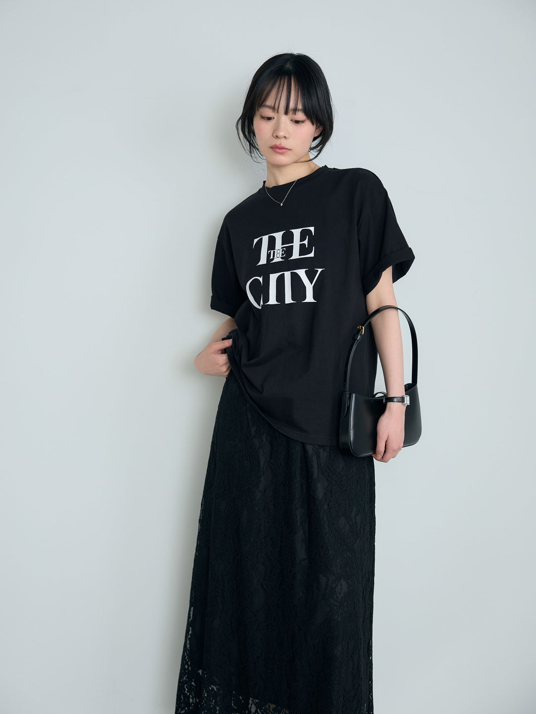 【SET】【cool touch】ロゴプリントコットンTシャツ+【cool touch】ロゴプリントコットンTシャツ(2set)