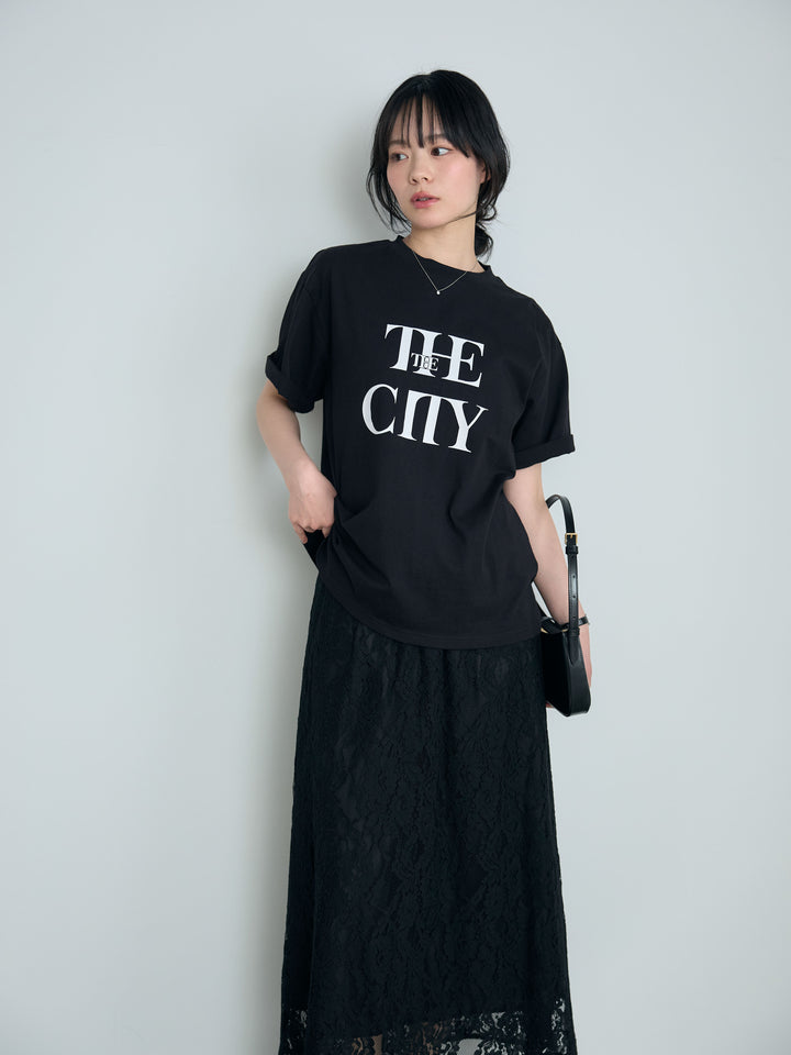 【SET】【cool touch】ロゴプリントコットンTシャツ+【cool touch】ロゴプリントコットンTシャツ(2set)