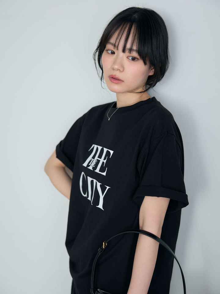 【SET】【cool touch】ロゴプリントコットンTシャツ+【cool touch】ロゴプリントコットンTシャツ(2set)
