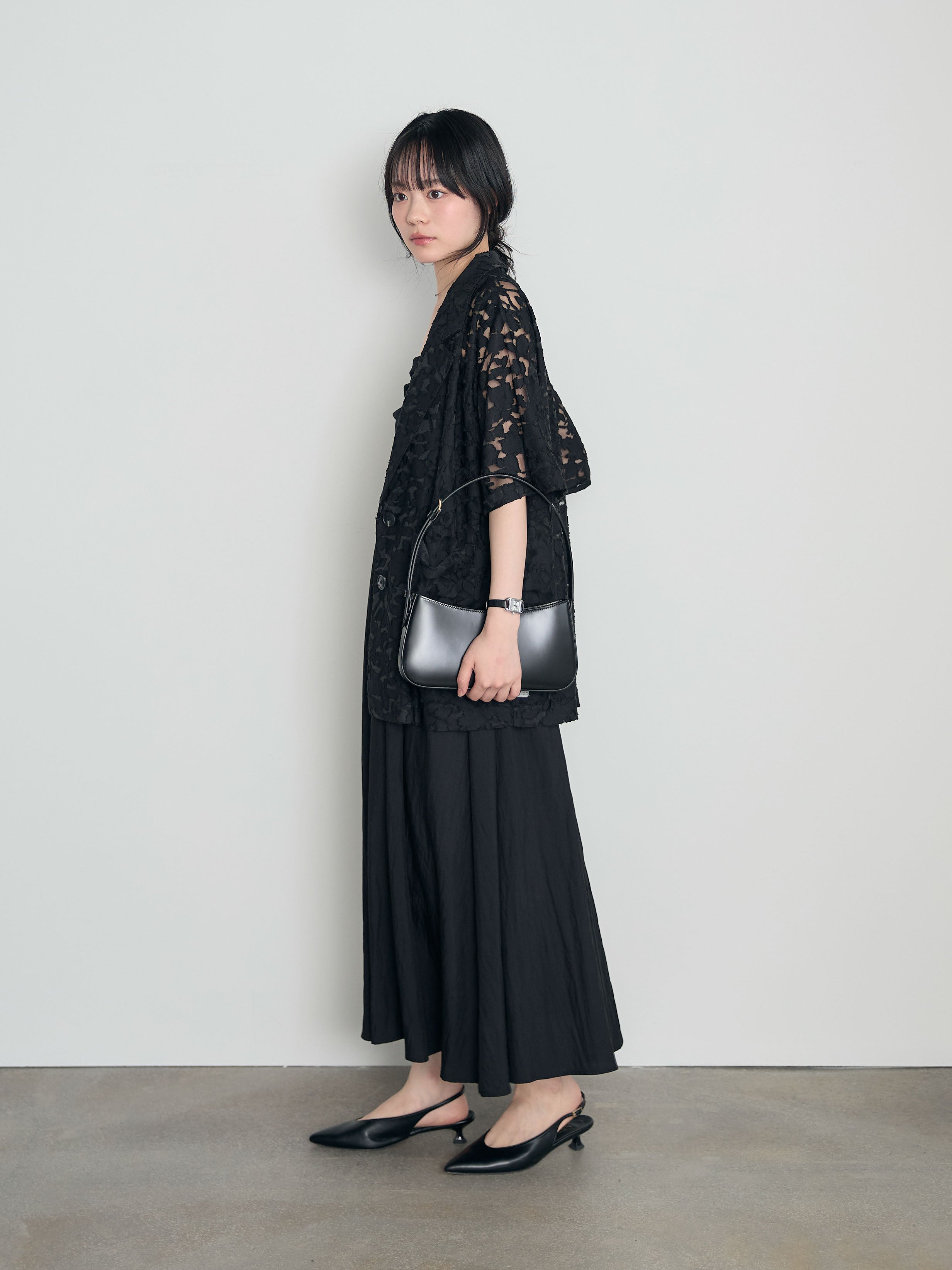 シアージャガードハーフスリーブテーラードジャケット – nairo