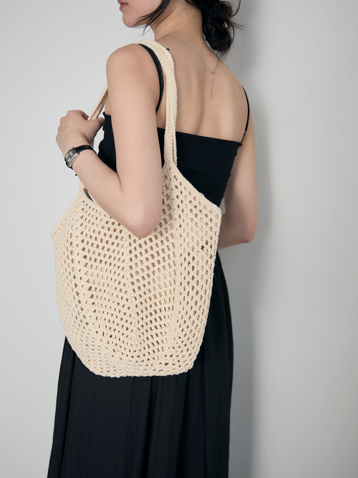 クロシェ編みショルダーBAG