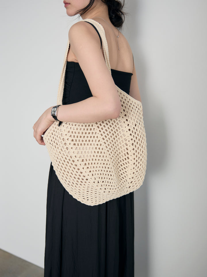 クロシェ編みショルダーBAG