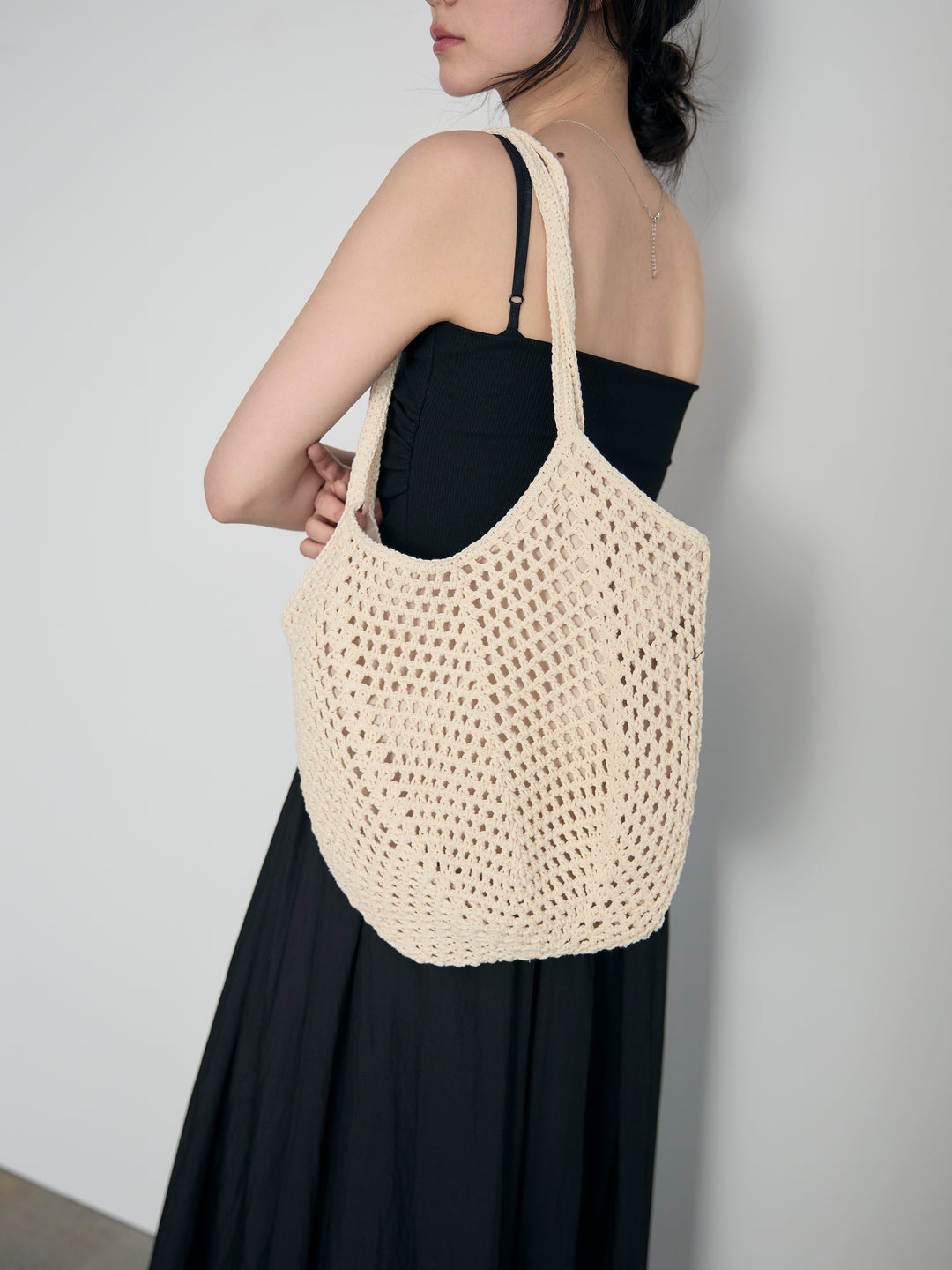 クロシェ編みショルダーBAG