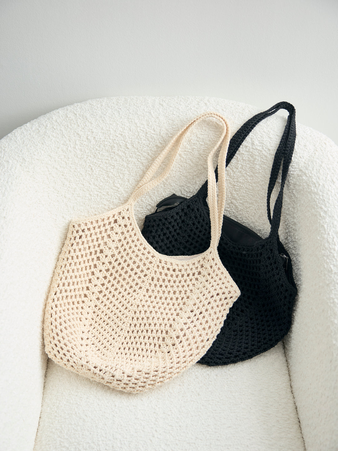 クロシェ編みショルダーBAG