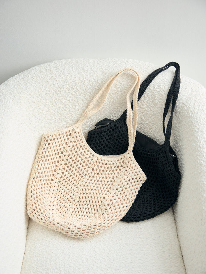 クロシェ編みショルダーBAG