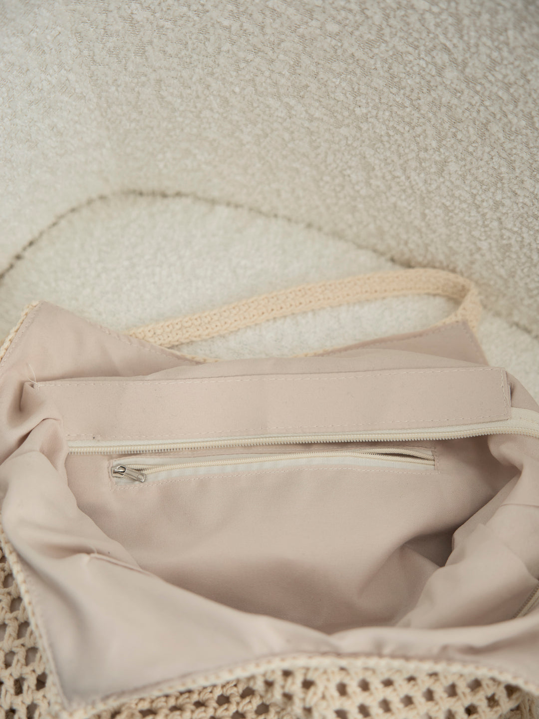 クロシェ編みショルダーBAG