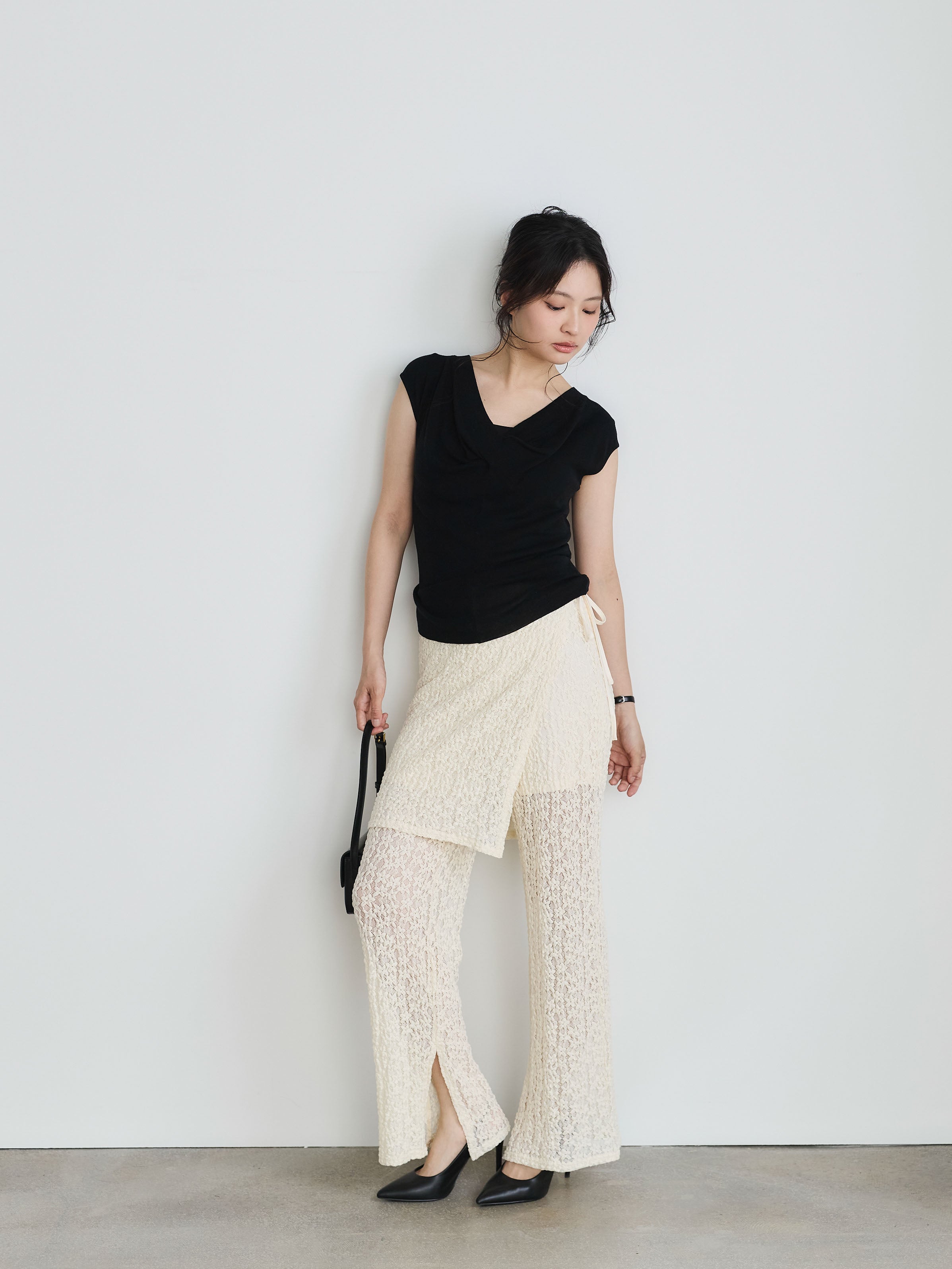 ラップスカート&ストレッチ総レースパンツ – nairo