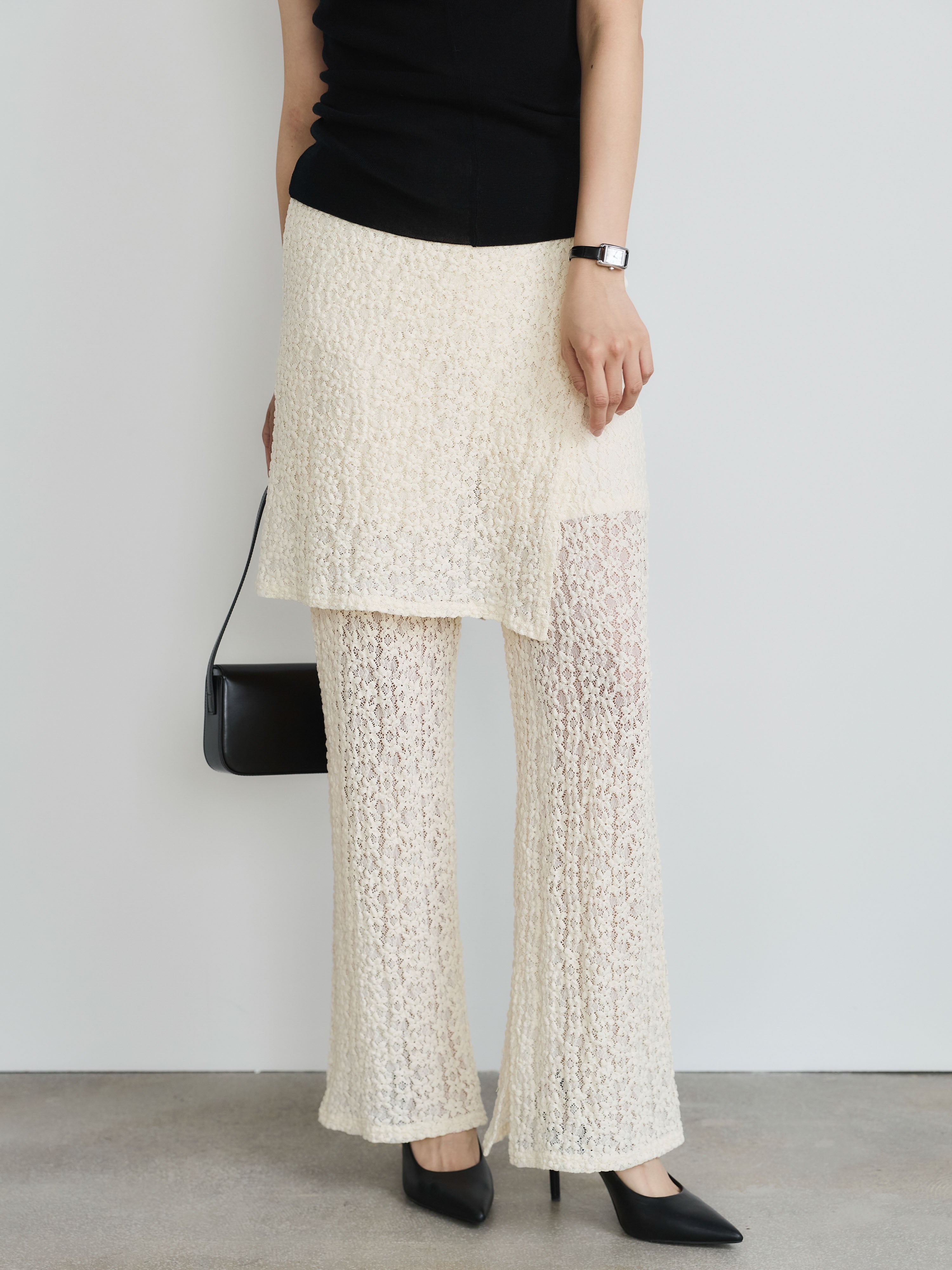 ラップスカート&ストレッチ総レースパンツ – nairo