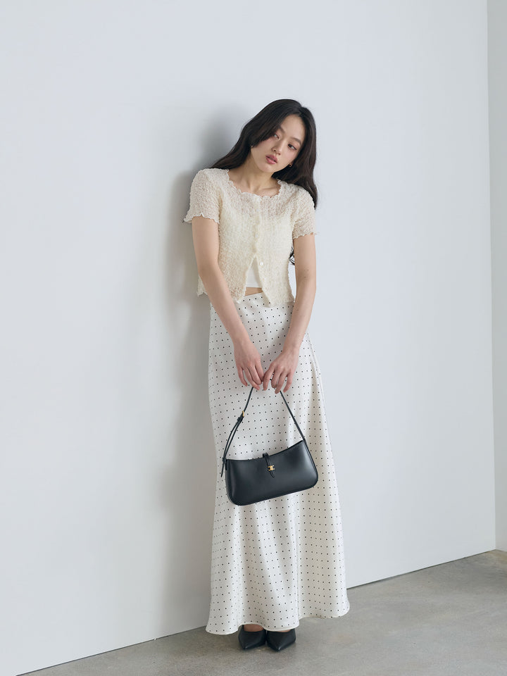 ポコポコワッシャーメローカーディガン