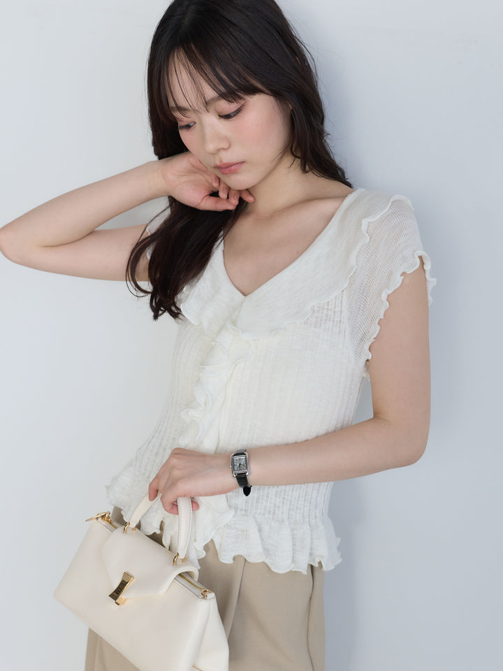 センタープレスベーシックストレートパンツ