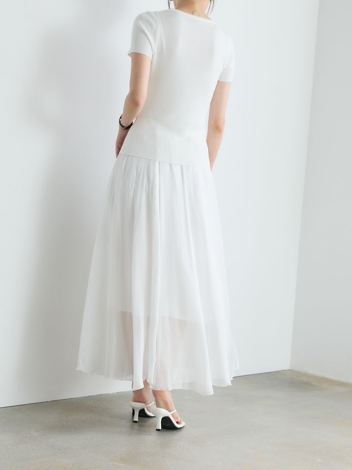 【Luxe Series】シャイニーシワプリーツスカート