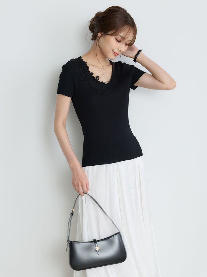 【Luxe Series】シャイニーシワプリーツスカート