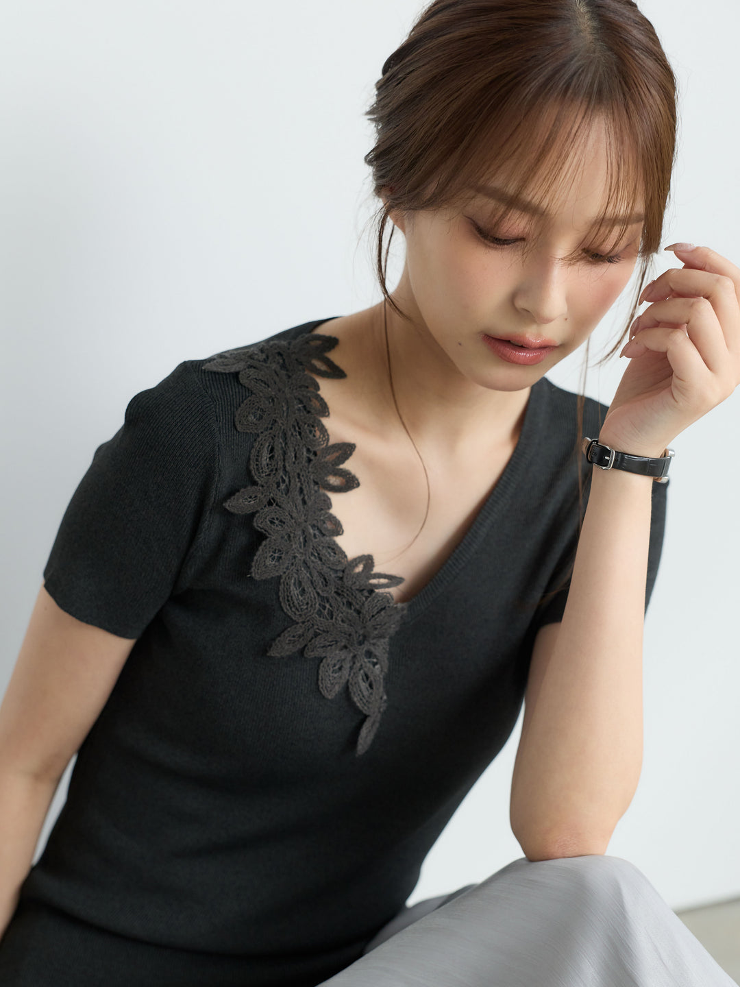 【Luxe Series】シャイニーシワプリーツスカート