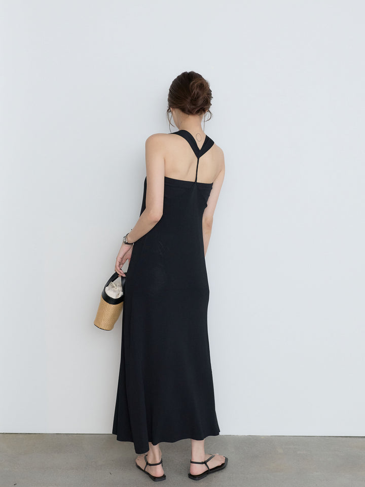 【Luxe Series】バックツイストサマーリブワンピース