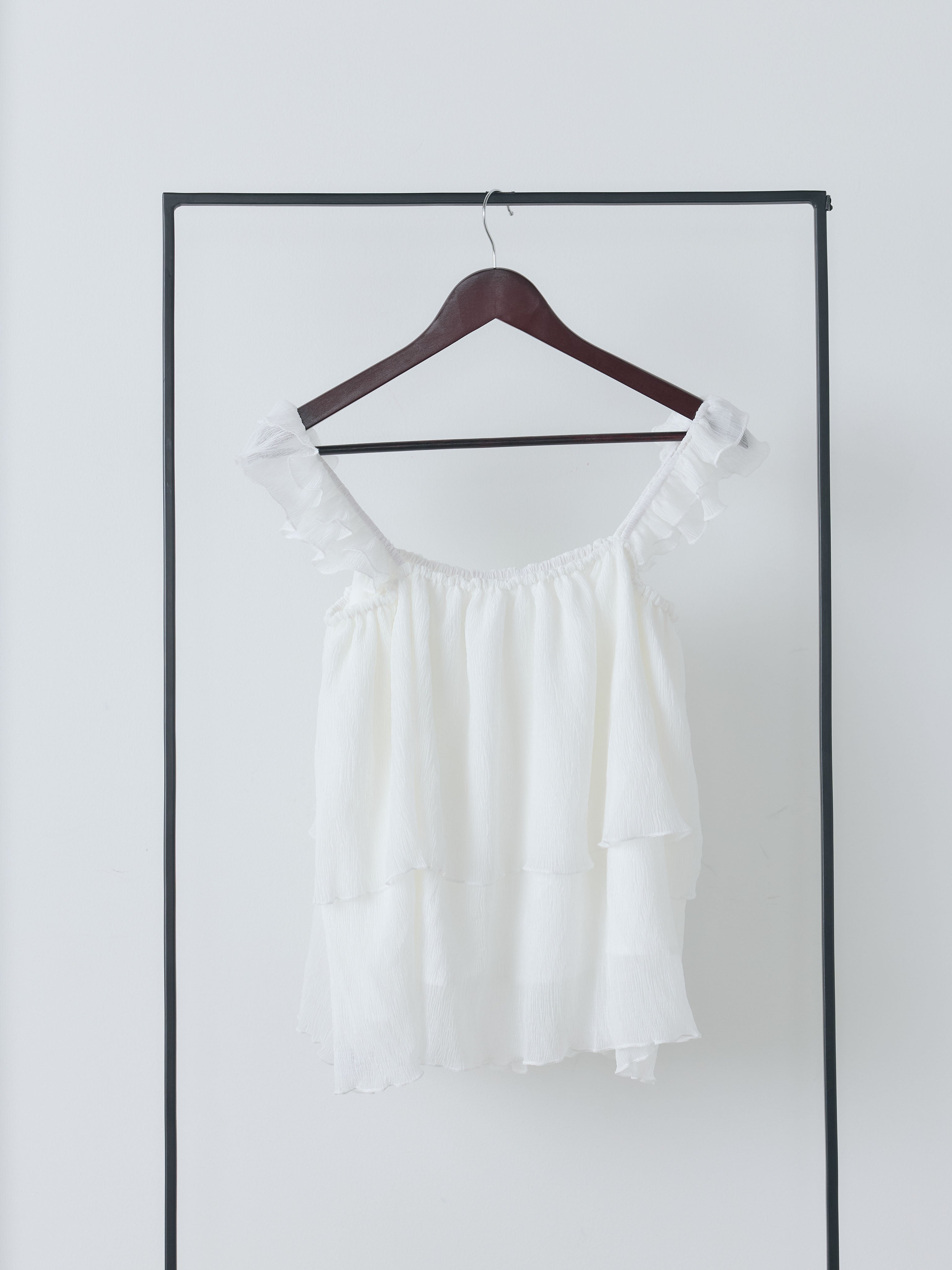 シアーフリルノースリーブトップス – nairo