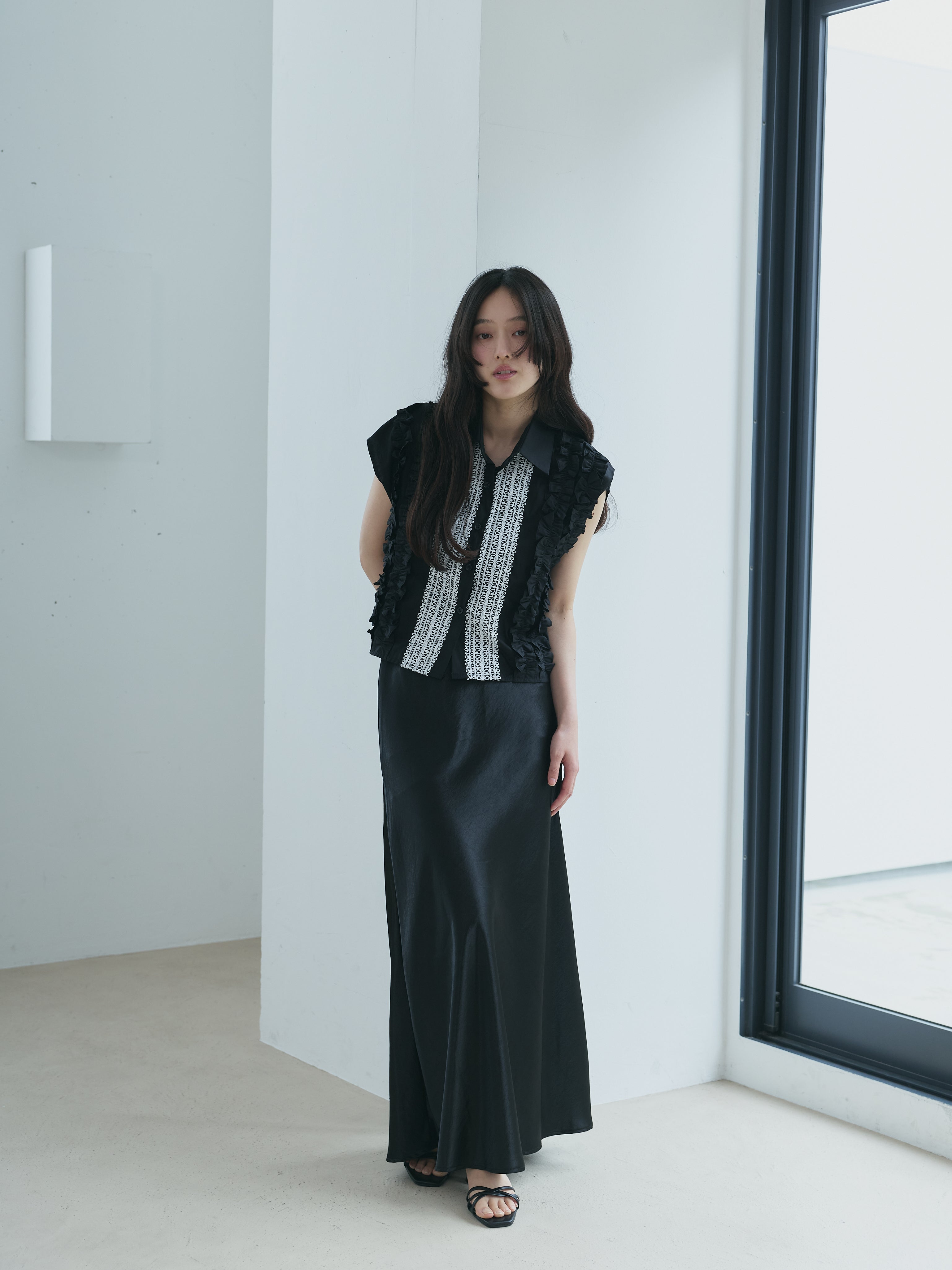 nairoナイロ【SET】ドレープデザインカットソー+ストライプペンシルスカート SET COLLECTION – nairo
