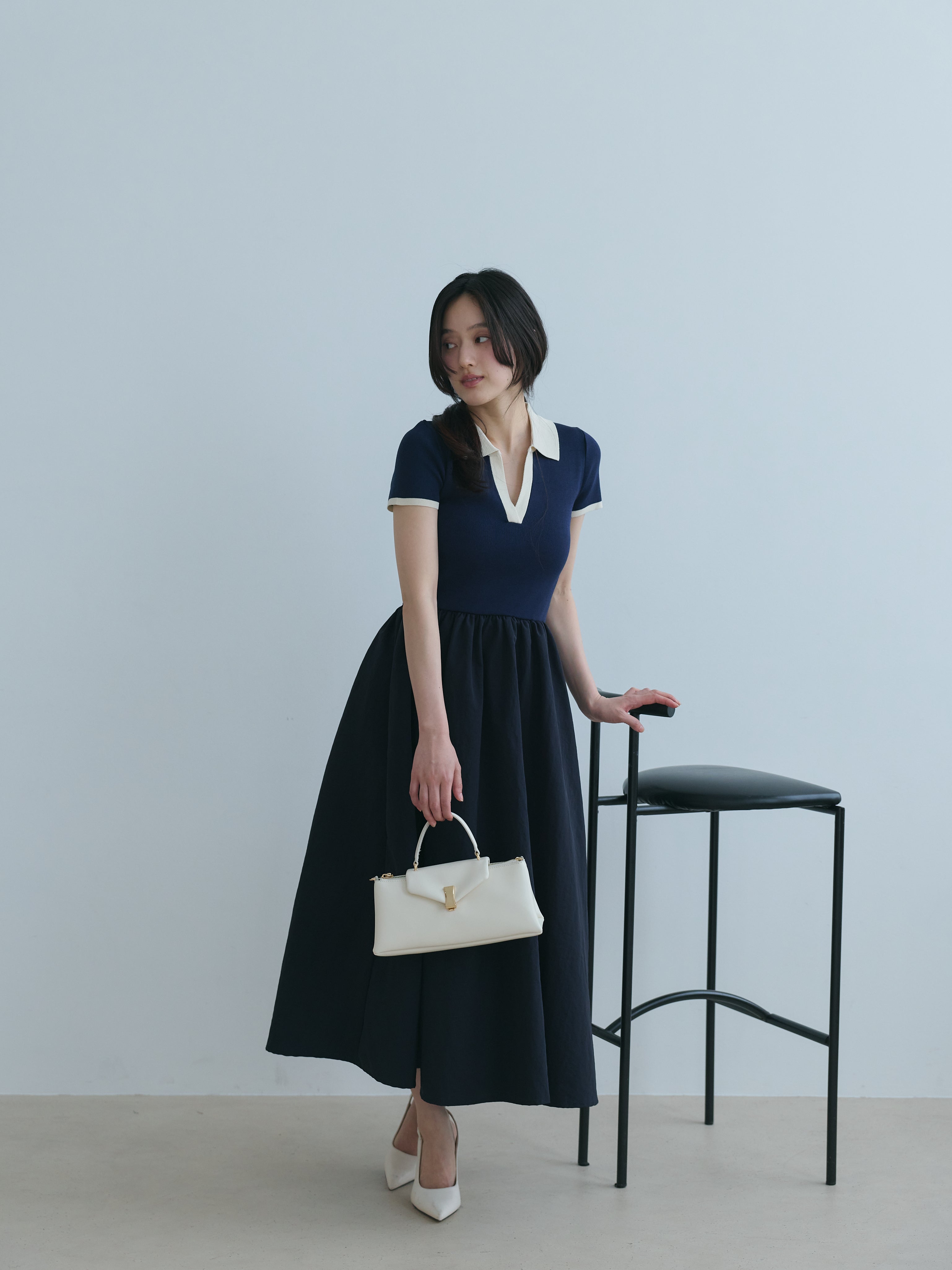 Essential】POLO docking half sleeve one piece – nairo