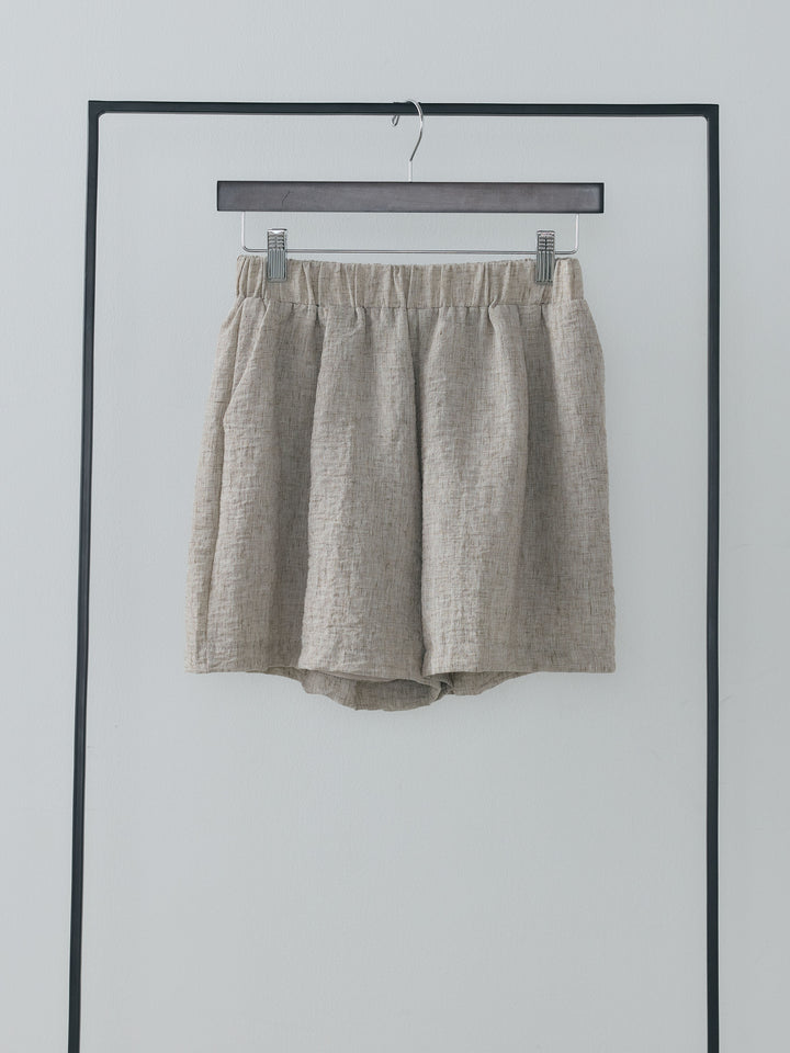 リネンタッチショートパンツ
