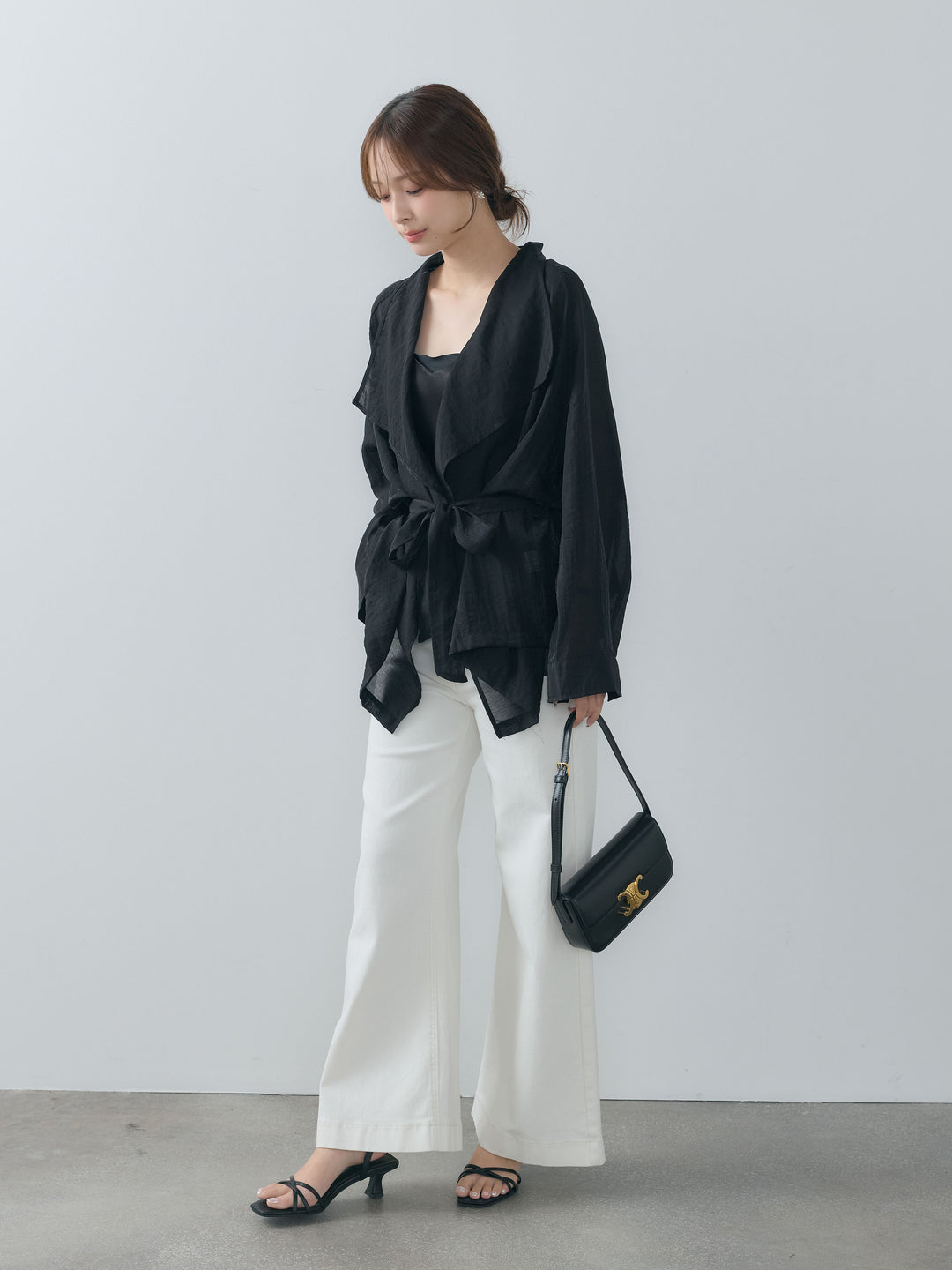 シアーミドルトレンチコート