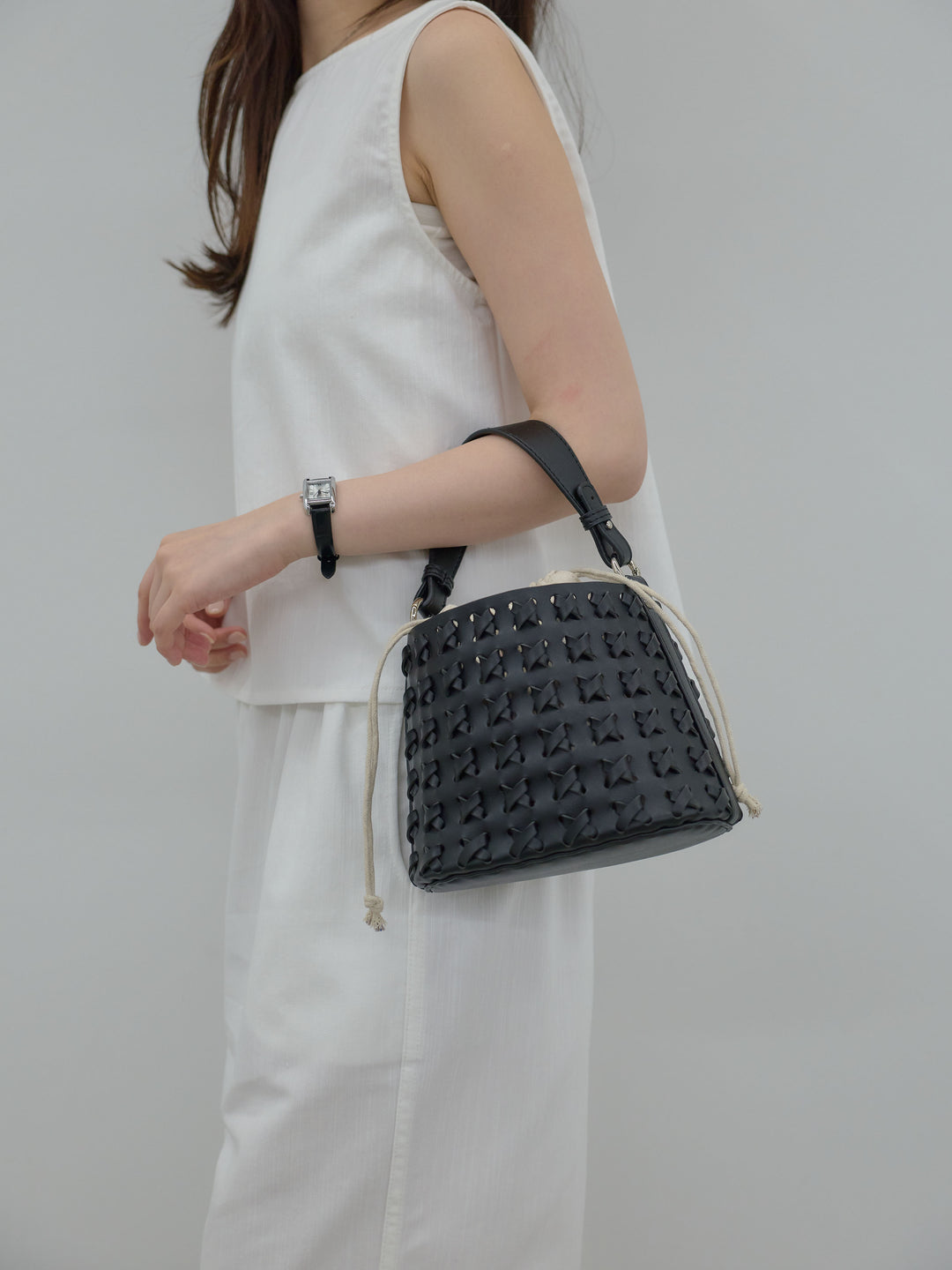 イントレチャートラウンドBAG(巾着付き)
