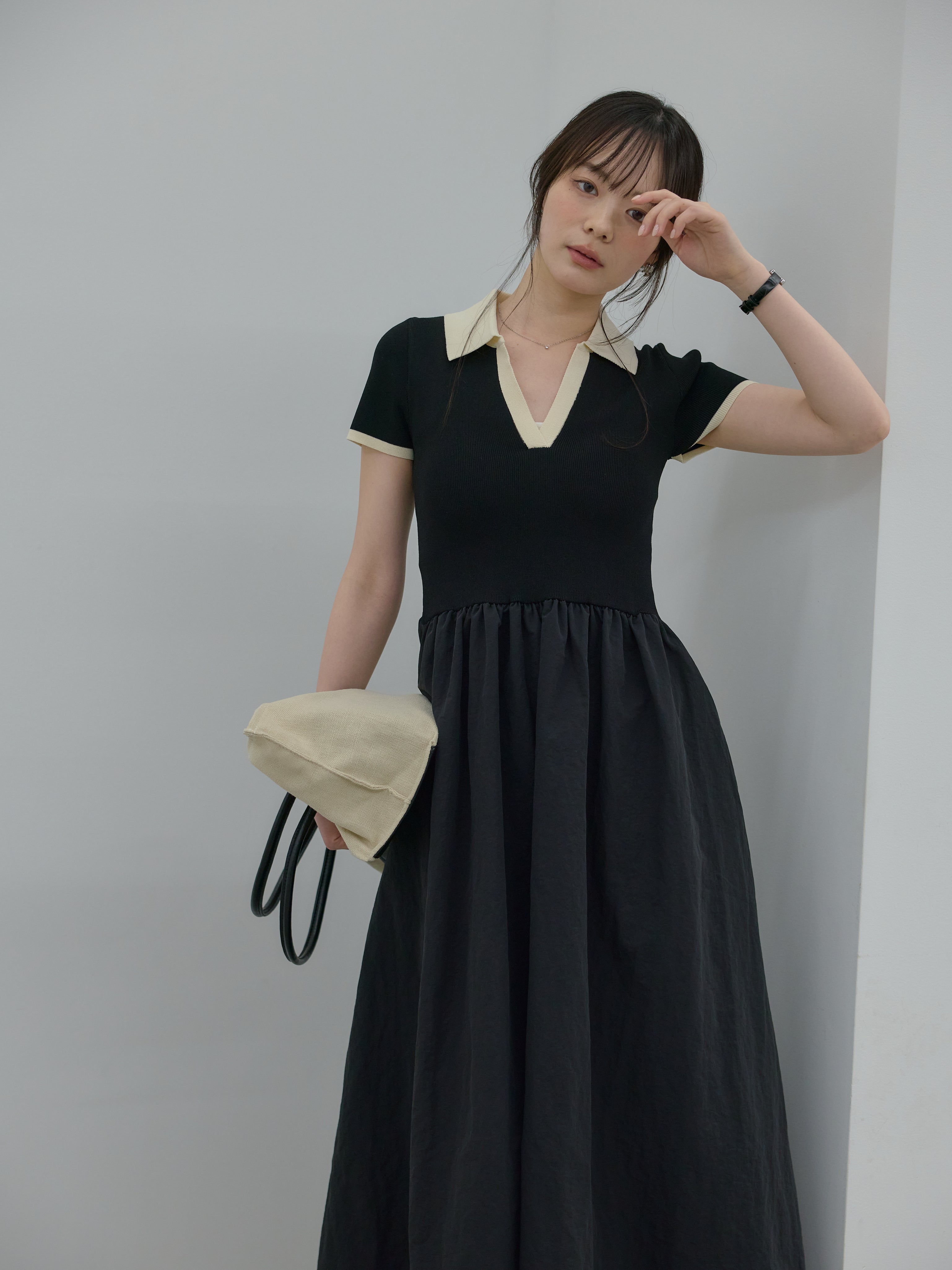 nairo　POLO docking half sleeve one piece Essential】POLO docking half sleeve one piece – nairo