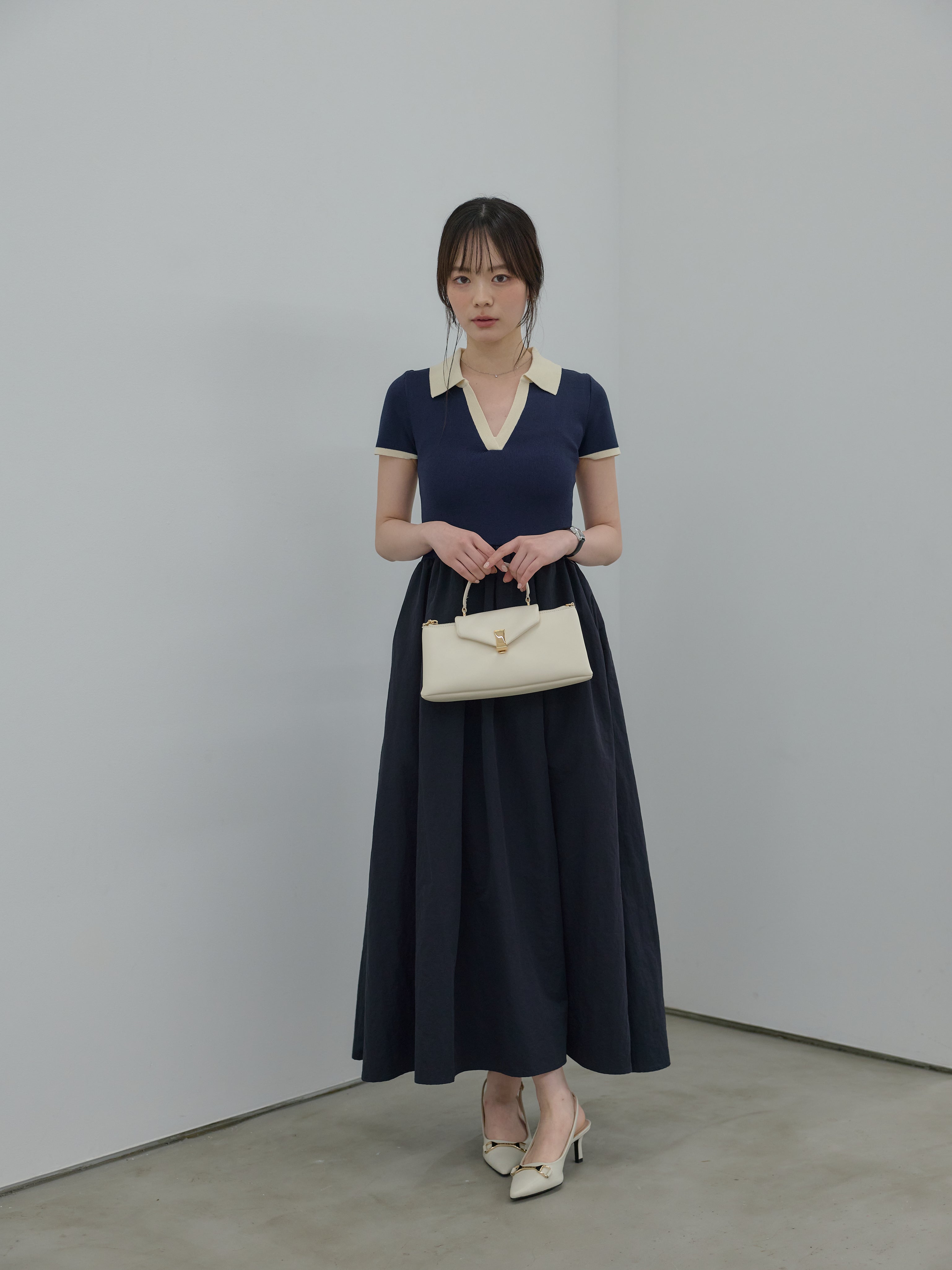 Essential】POLO docking half sleeve one piece – nairo
