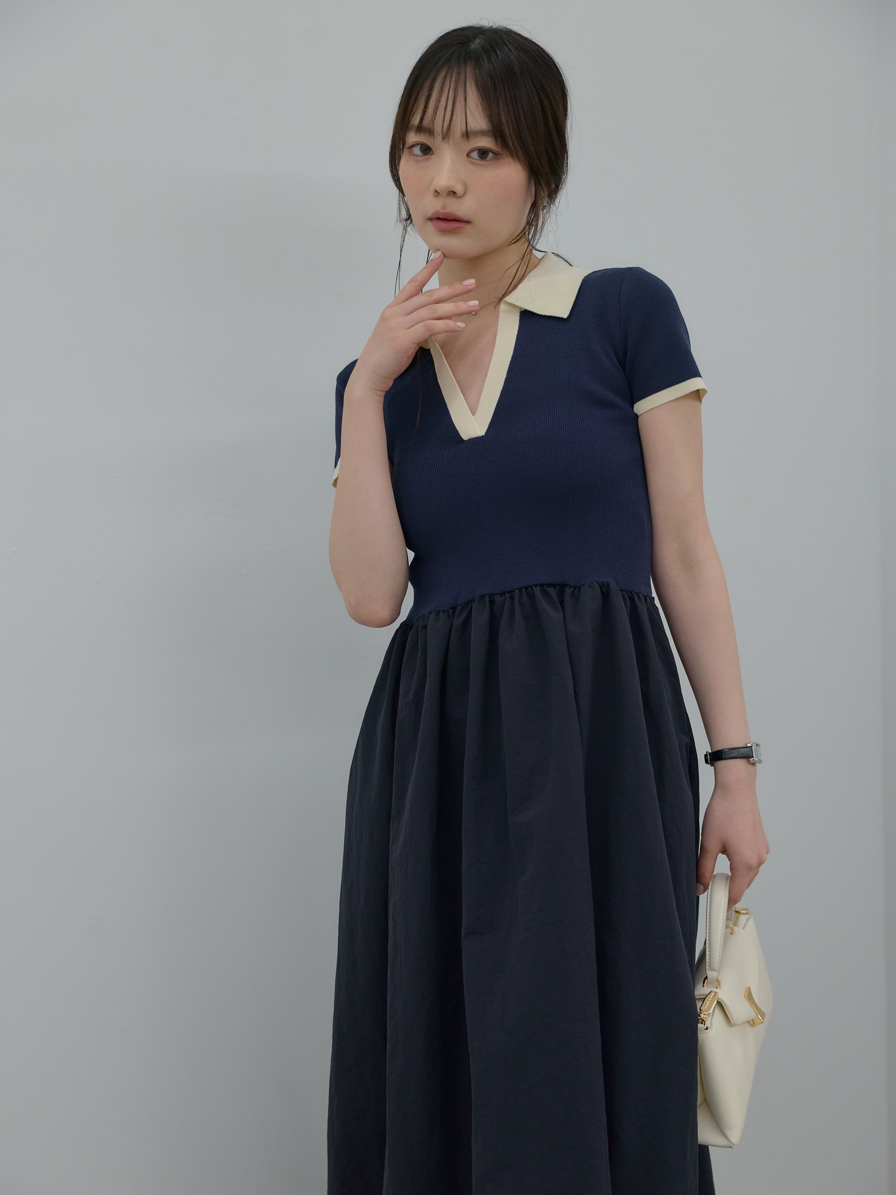 Essential】POLO docking half sleeve one piece – nairo