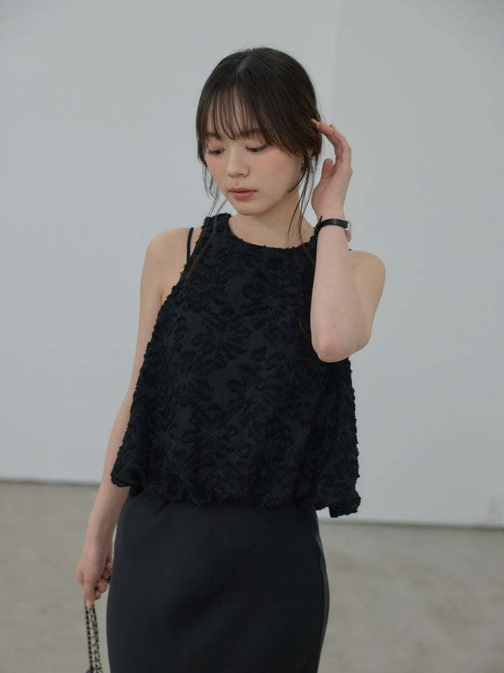 フラワージャガードアメスリバルーントップス
