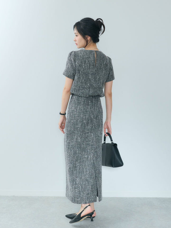 【26AW PRE-ORDER】【Essential】ツイードペンシルスカート