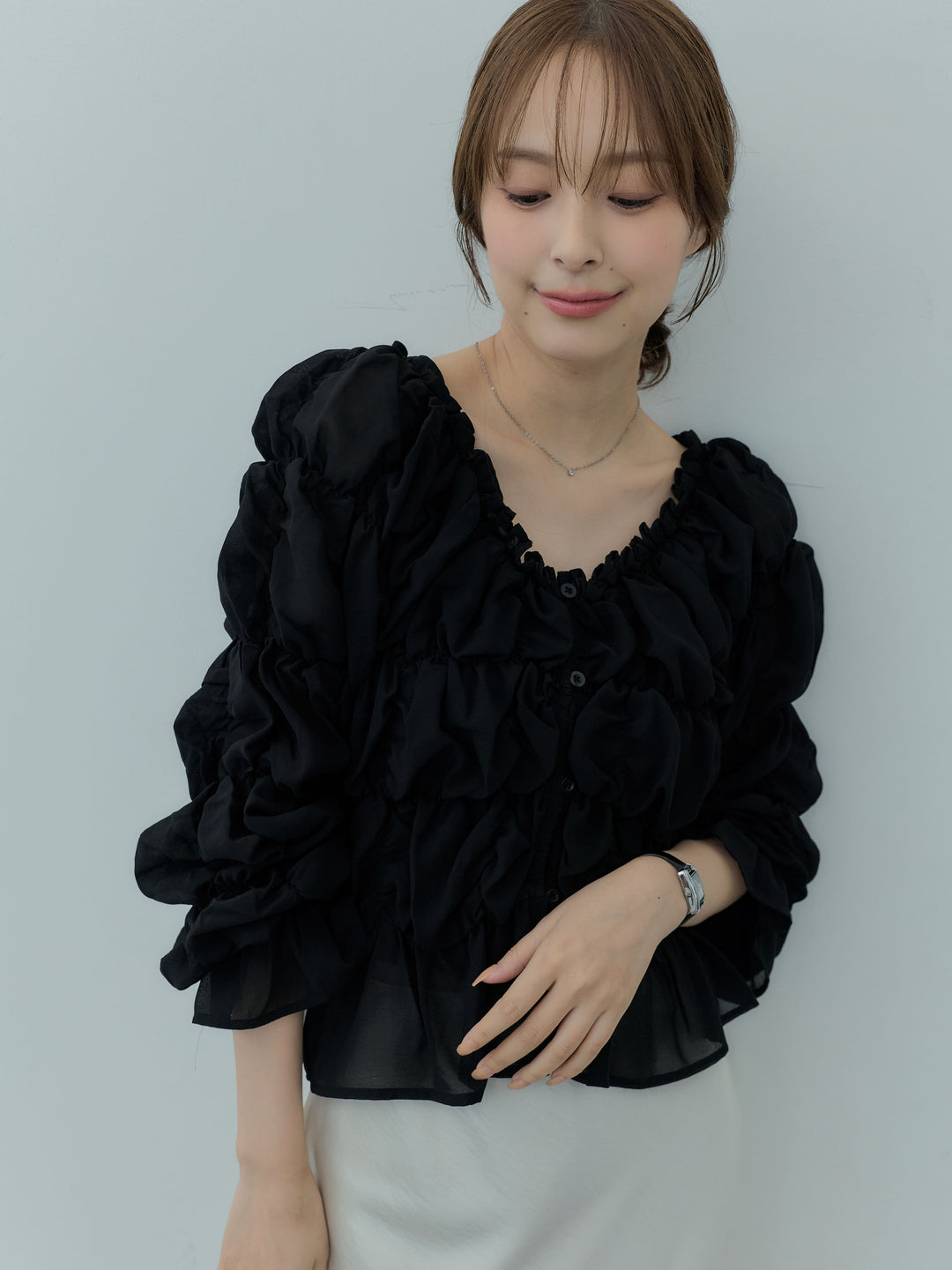 マルチWAYシャーリングトップス